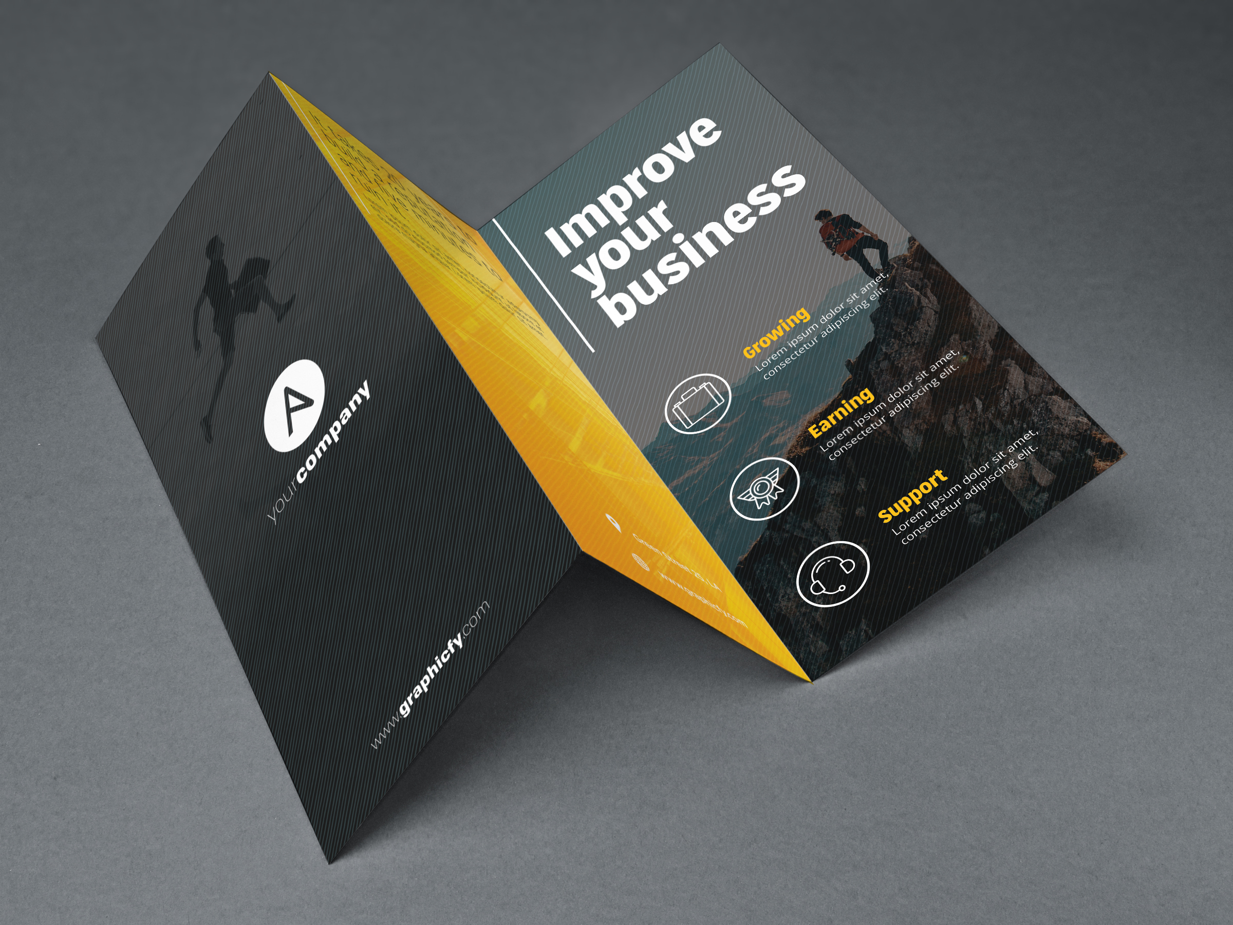 Tri Fold Business Brochure