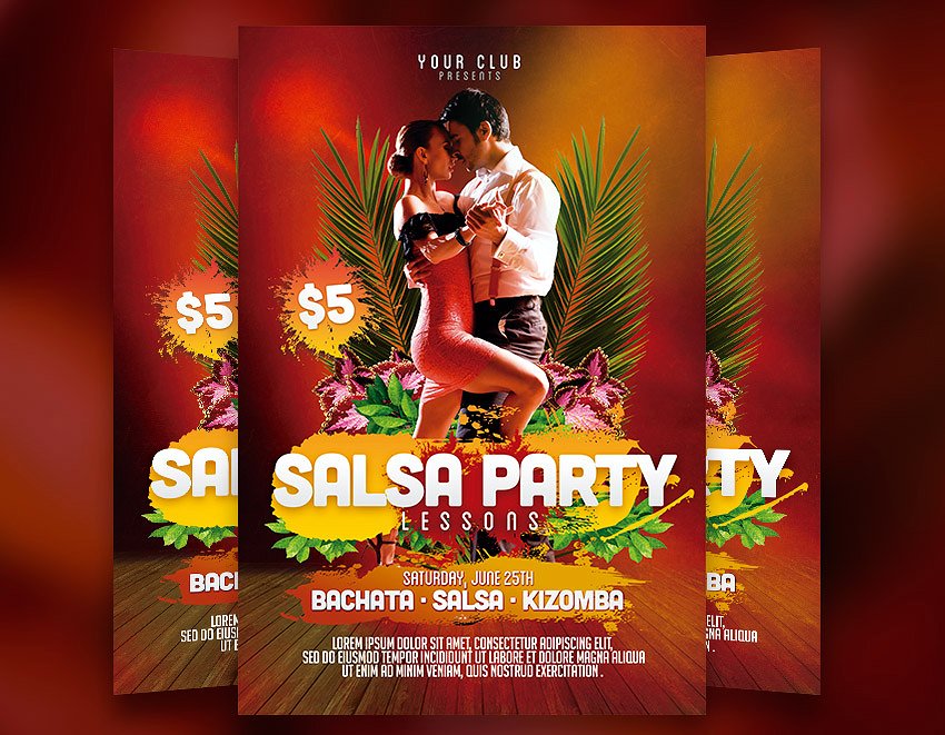 Salsa Flyer Template