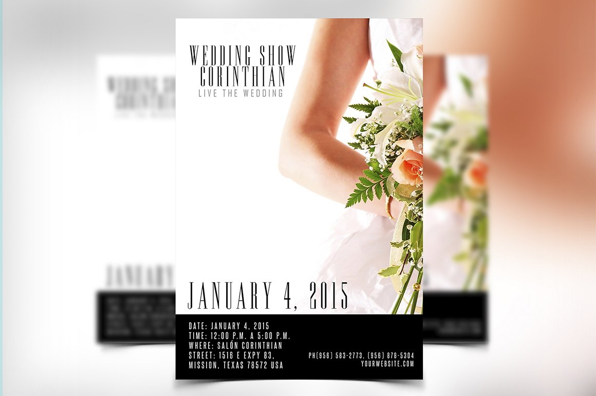 Wedding Flyer Template PSD