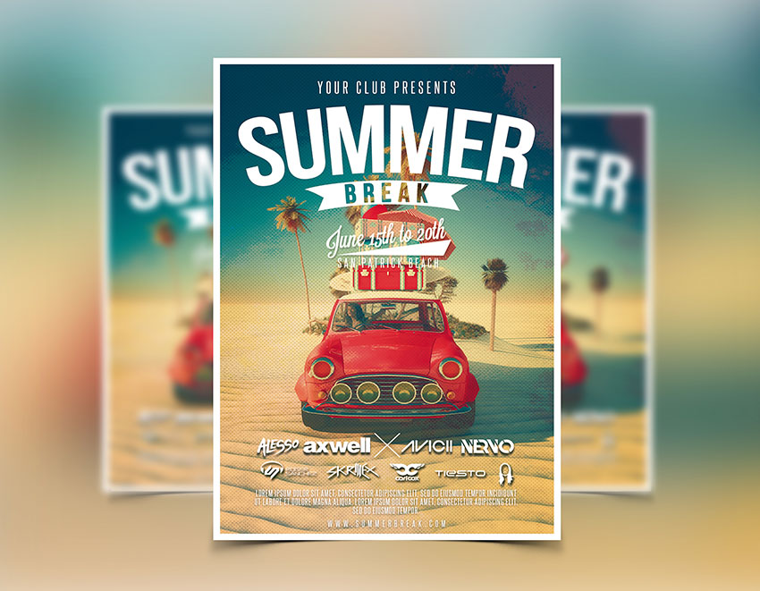 Summer Flyer Template